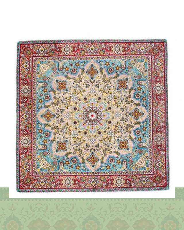 ترمه ابریشم 1*1 طرح کاشان
