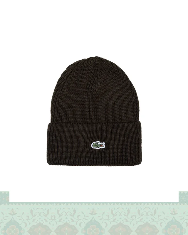ارسال کلاه بافت آكرليك لبه برگرد گلدوزي Lacoste  به خارج ایران