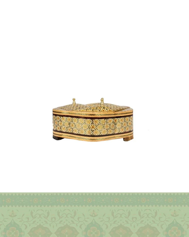 ارسال و فروش شکلات خوری خاتم کاری چوبی سه درب در خارج از کشور