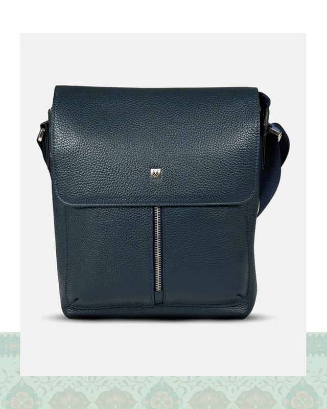 کیف کراس بادی چرم مردانه مدل 4300039 - مشکی / ONO
