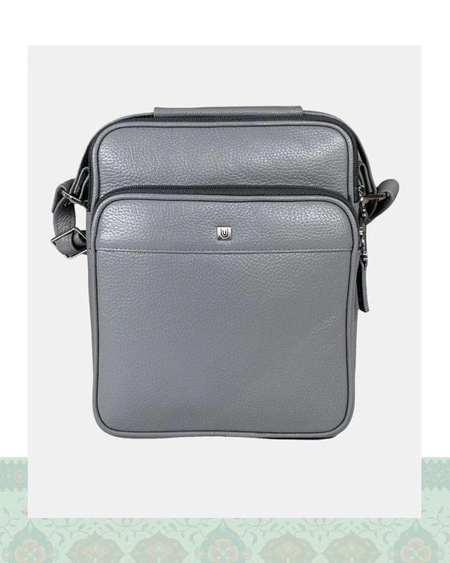 کیف کراس بادی چرم مردانه مدل 4300041 - عسلی / ONO