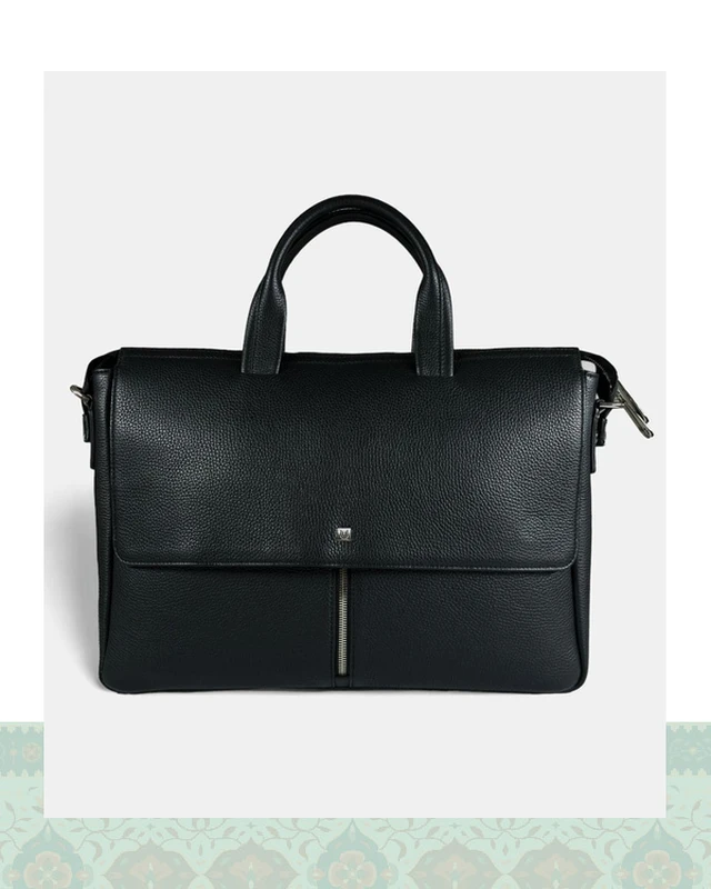 کیف اداری چرم مردانه مدل 4300058 - مشکی / ONO