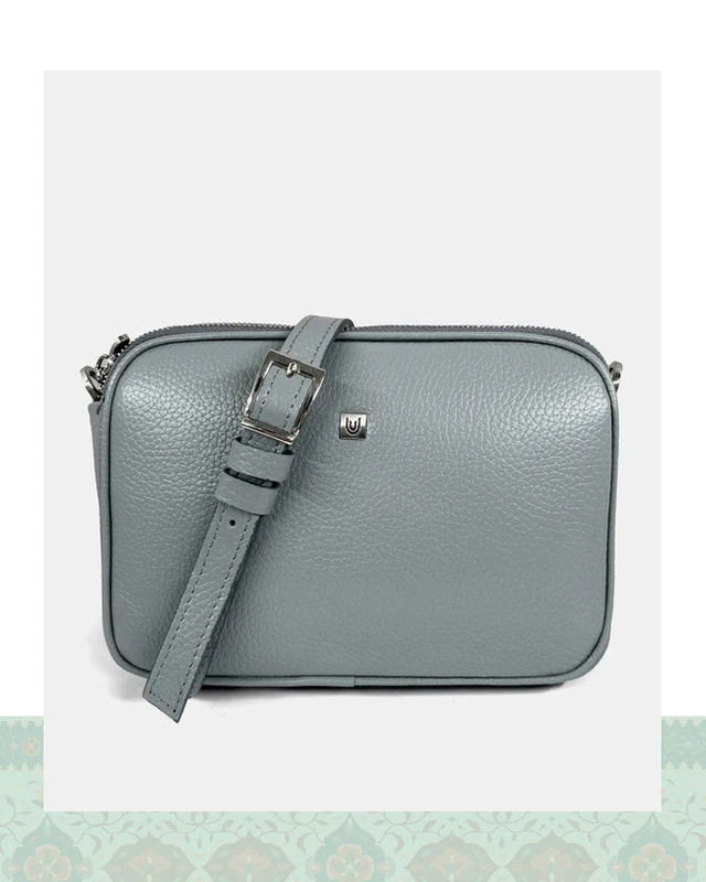 کیف کراس بادی چرم زنانه مدل 4300065 - مشکی / ONO