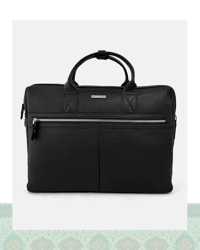 کیف اداری چرم مردانه مدل 43000175 - مشکی / ONO
