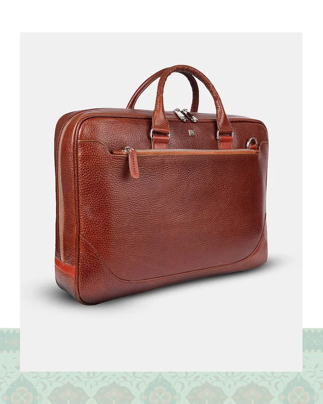 ارسال و فروش کیف اداری چرم مردانه مدل 42000153  در خارج از کشور