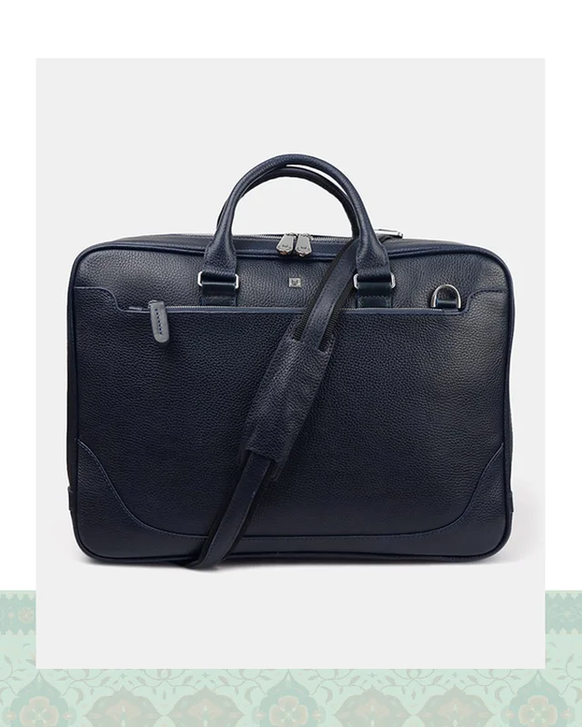 عکس کیف اداری چرم مردانه مدل 42000153