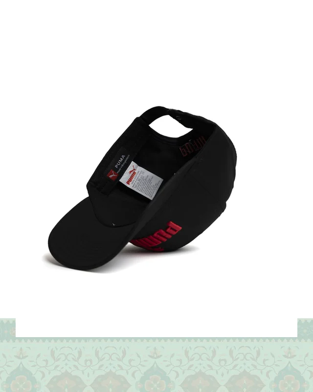 عکس کلاه بیسبالی کتان گلدوزی برجسته puma