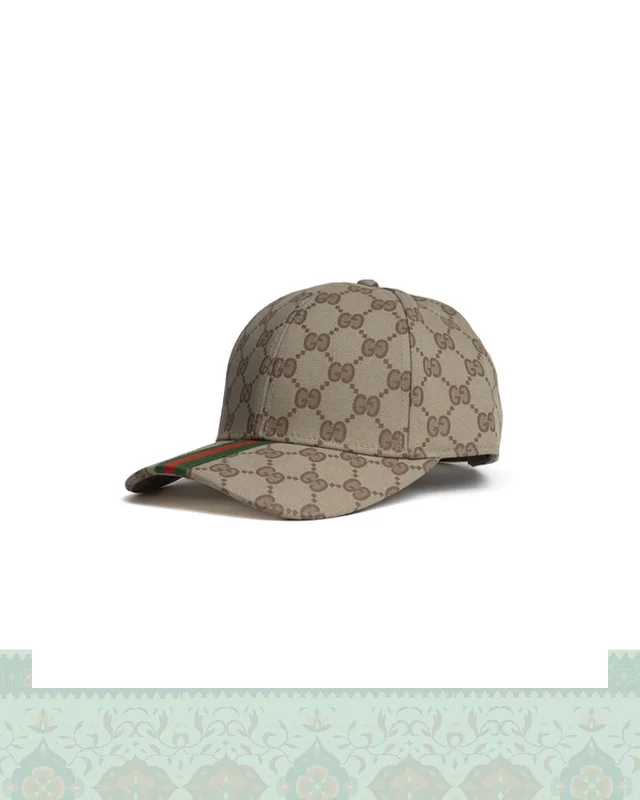 کلاه بیسبالی کتان طرح gucci نقاب خط دار  در دیارلند