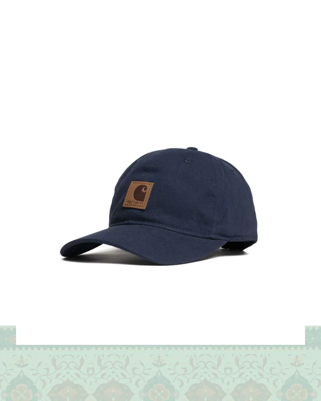 خرید کلاه بیسبالی کتان Dad’s cap اورجینال چرم دوزی carhartt  در اروپا و آمریکا