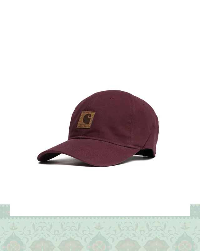 کلاه بیسبالی کتان Dad’s cap اورجینال چرم دوزی carhartt  در دیارلند