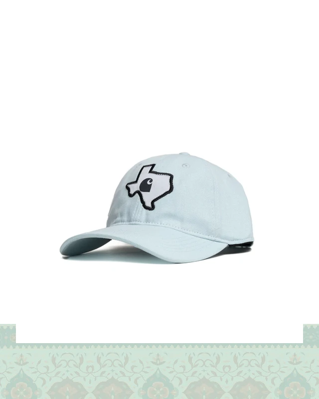 کلاه بیسبالی كتان Dad’s cap اورجینال لوگو carhartt - آبی روشن