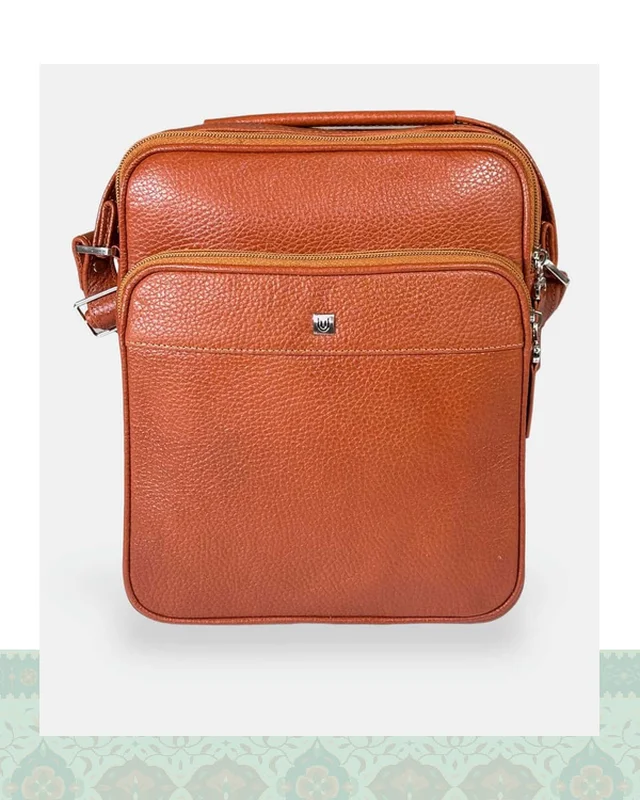 ارسال و فروش کیف کراس بادی چرم مردانه مدل 4300041  در خارج از کشور