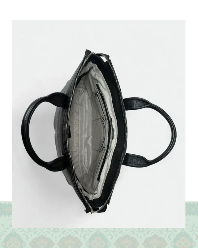 عکس کیف اداری چرم مردانه مدل 4300058