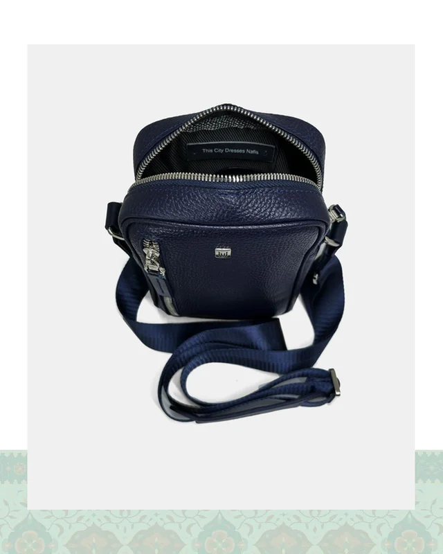 ارسال و فروش کیف کراس بادی چرم مردانه مدل 4300073  در خارج از کشور