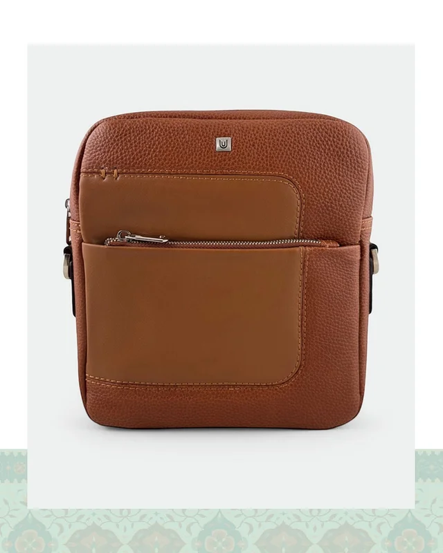 ارسال و فروش کیف کراس بادی چرم مردانه مدل 43000109  در خارج از کشور