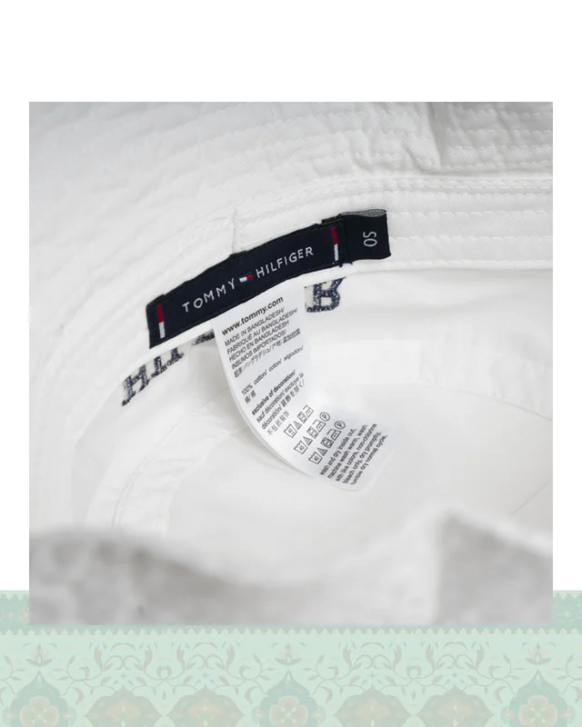 کلاه کتان باکت گلدوزی HILFIGER در دیارلند