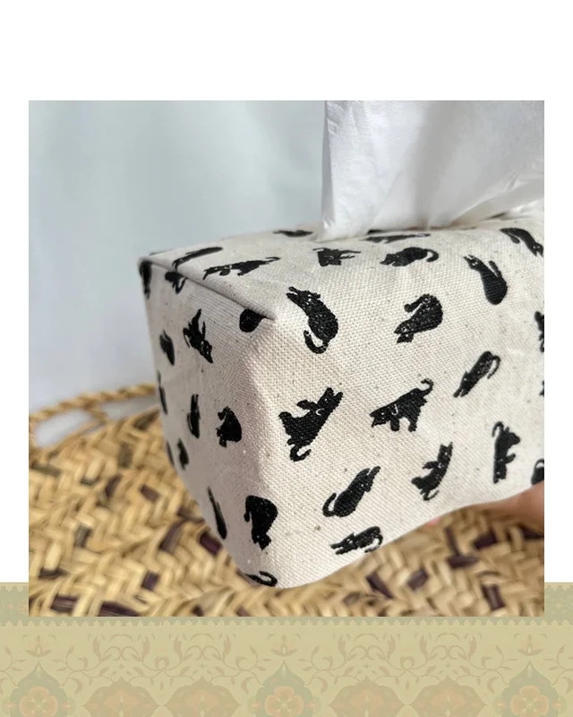 جای دستمال کاغذی طرح گربه مشکی در دیارلند