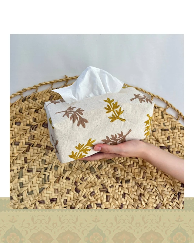 جای دستمال کاغذی طرح گشنیز