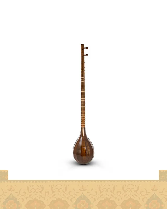 عکس سه تار عظیمی سرپنجه سنتی بغل دسته استخوان