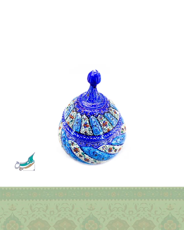 قندان میناکاری مسی اصفهان در دیارلند