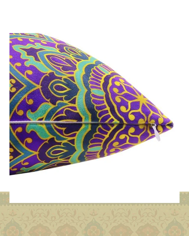 ارسال و فروش کاور کوسن طرح نقوش سنتی آبی سبز کد c129 در خارج از کشور