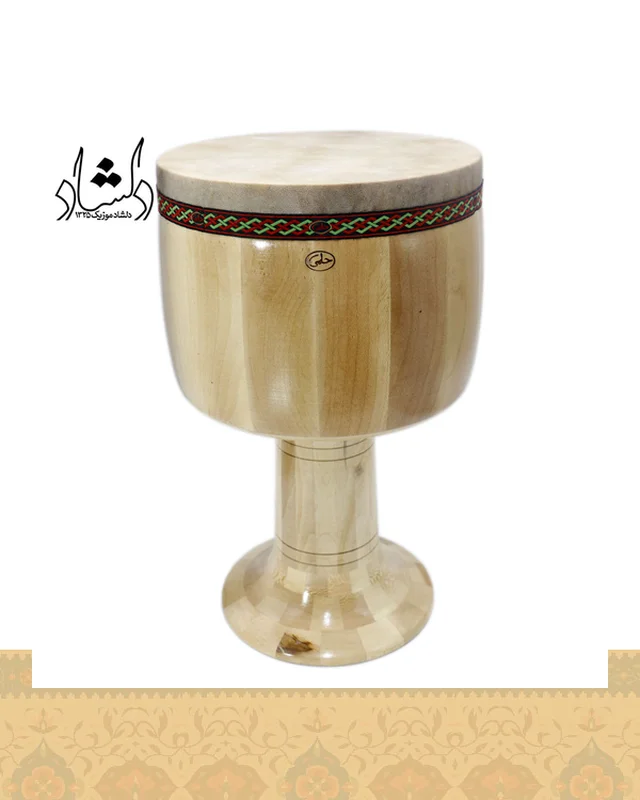 ارسالی مستقیم تنبک حلمی ترکه ای دهانه 27 طرح 2 از ایران