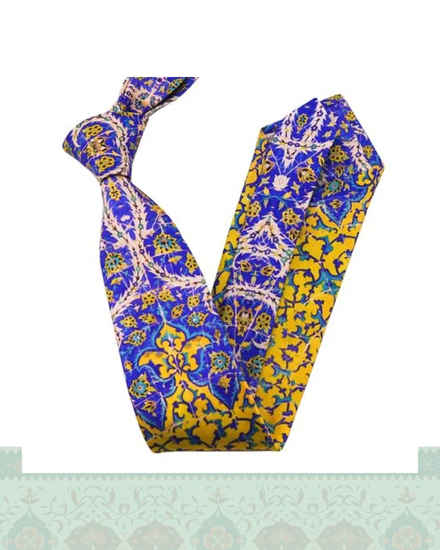 کراوات مردانه طرح کاشی کاری سنتی 2 در دیارلند