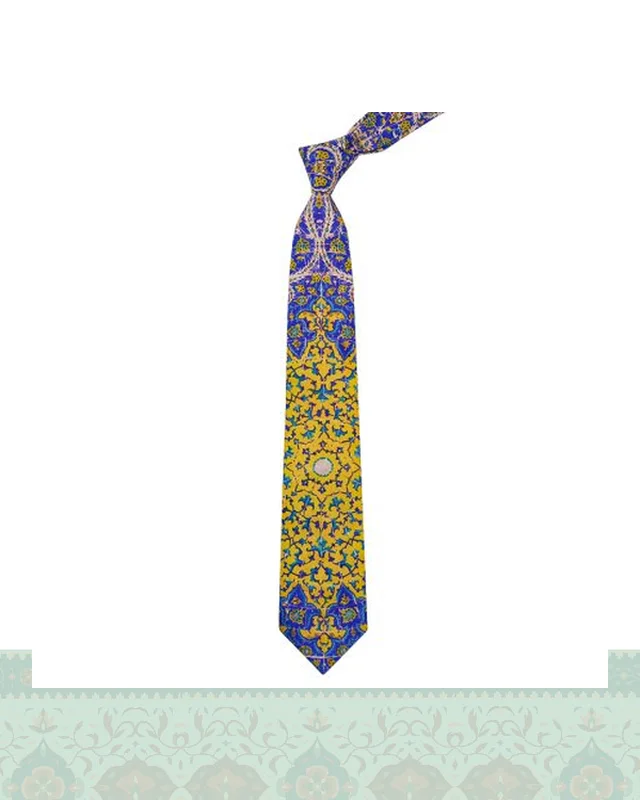 ارسال و فروش کراوات مردانه طرح کاشی کاری سنتی 2 در خارج از کشور