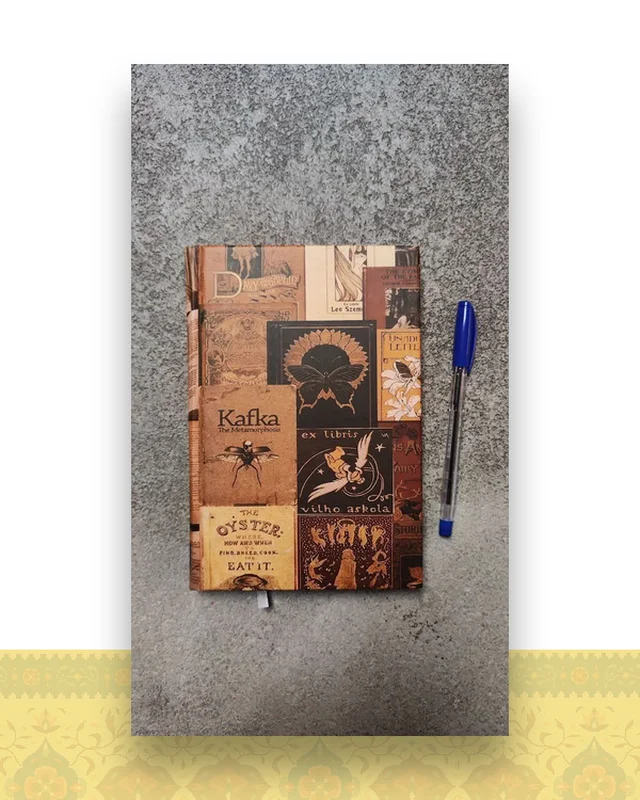 دفتر رقعی دوختی طراحی طرح کتابخانه کد ۰۴ در دیارلند