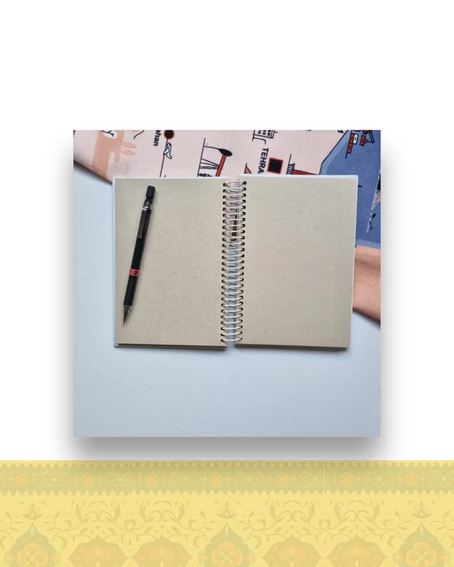 ارسال و فروش دفتر پالتویی سیمی طرح قفسه کتاب کد ۰۵۳  در خارج از کشور