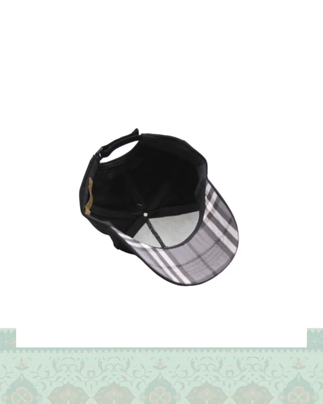 خرید کلاه تراكر كتان چاپ لوگو BURBERRY در اروپا و آمریکا