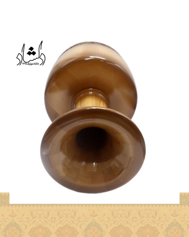 ارسال تنبک حلمی ترکه ای دهانه 27 طرح 5 به خارج ایران