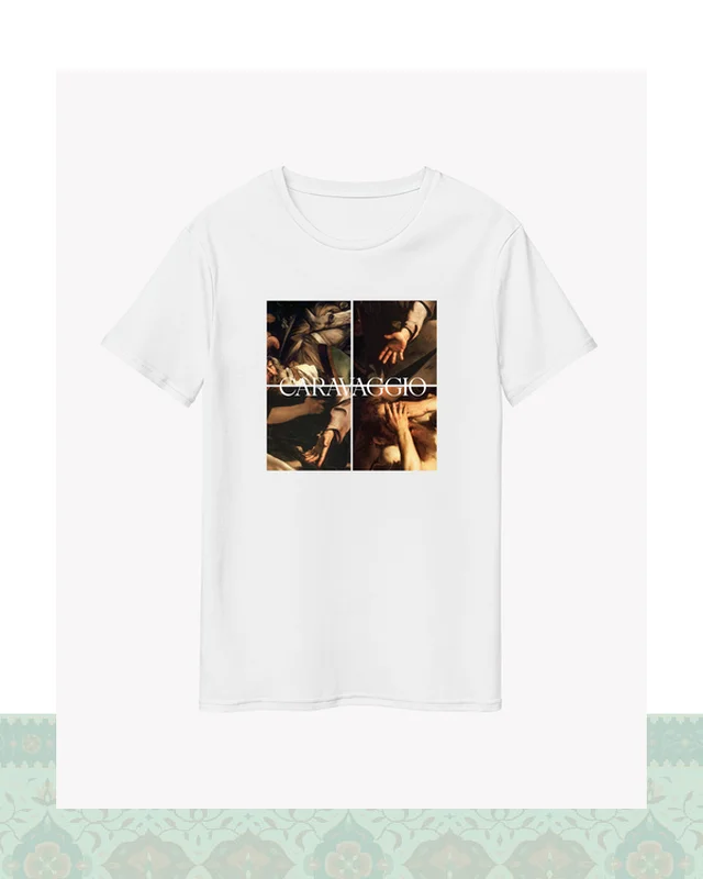 تیشرت کاراواجو Caravaggio – The Conversion of Saint Paul - مشکی-Oversized در دیارلند