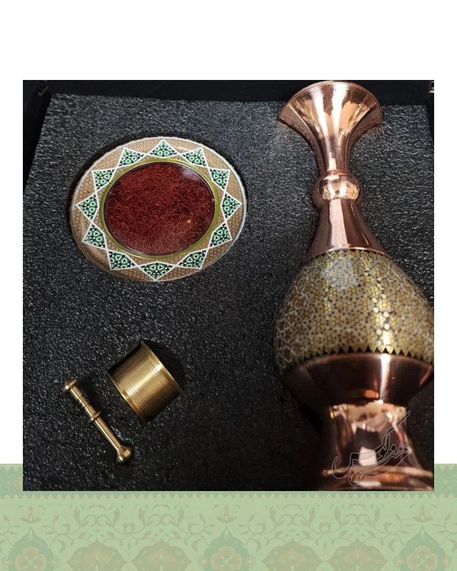 خرید گلدان خاتم و زعفران کادویی در اروپا و آمریکا