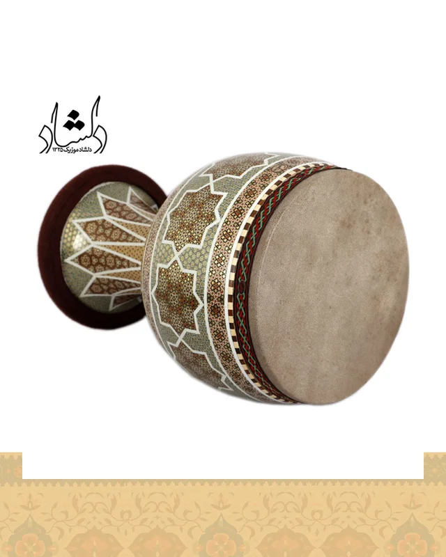 خرید تنبک حلمی مدل خاتم کاری در اروپا و آمریکا