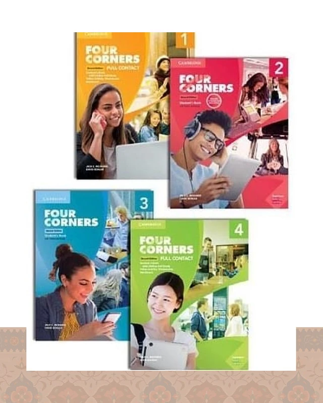 کتاب فور كورنرز ويرايش دوم Four Corners Second Edition مجموعه 4 جلدی