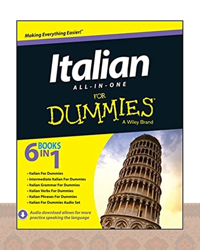 کتاب ایتالیایی فور دامیز  Italian All in One For Dummies