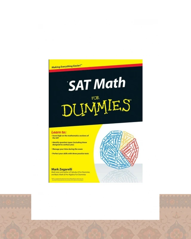 کتاب اس ای تی مث فور دامیز SAT Math For Dummies