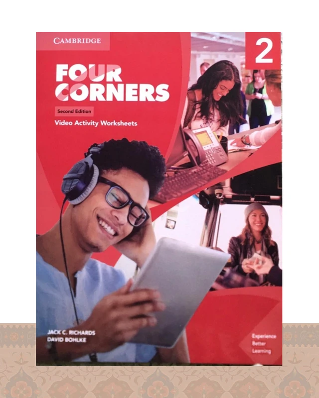 کتاب فیلم فور کرنرز ویرایش دوم Four Corners 2 Video Activity book 2nd Edition