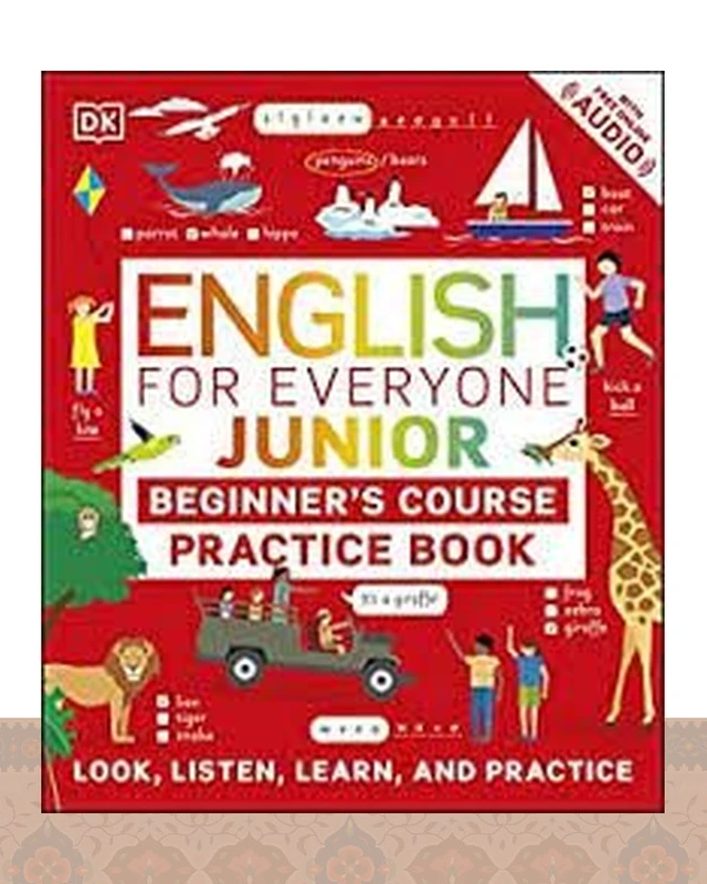 کتاب انگلیش فور اوری وان جونیور English for Everyone Junior Beginners Practice Book