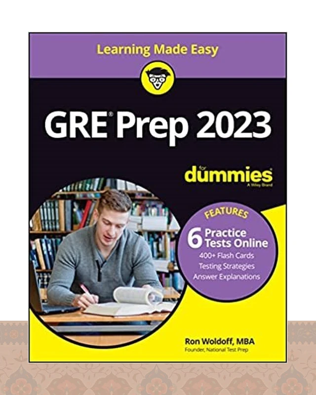 کتاب جی آر ای پرپ 2023 فور دامیز GRE Prep 2023 For Dummies