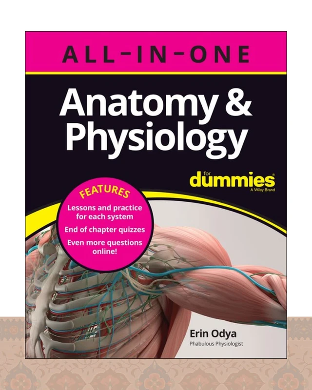 کتاب آناتومی اند فیزیولوژی Anatomy & Physiology All-in-One For Dummies (+ Chapter Quizzes Online) 1st Edition