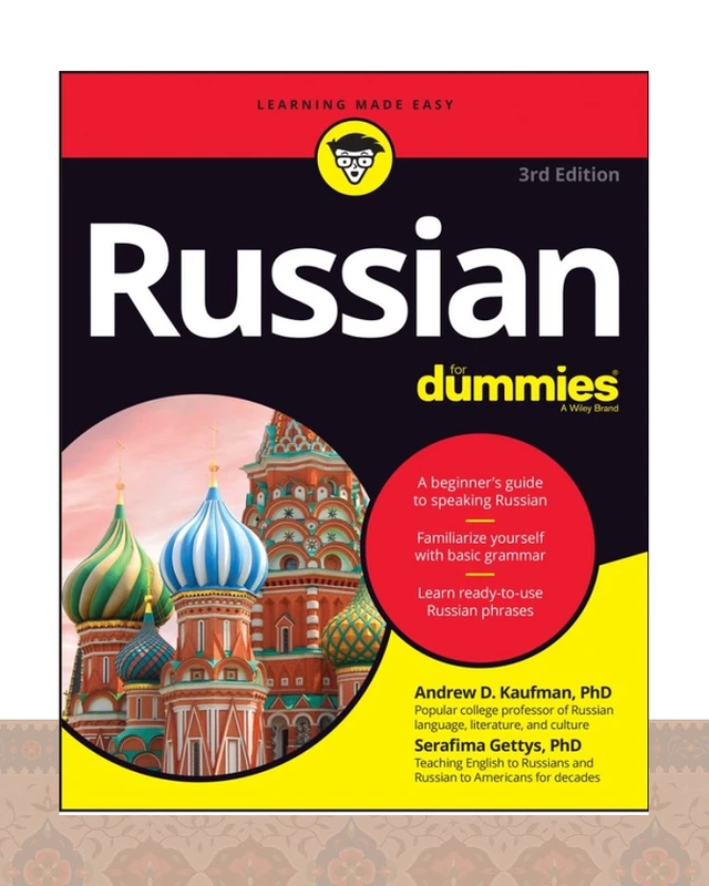 کتاب راشین فور دامیز Russian For Dummies 3rd