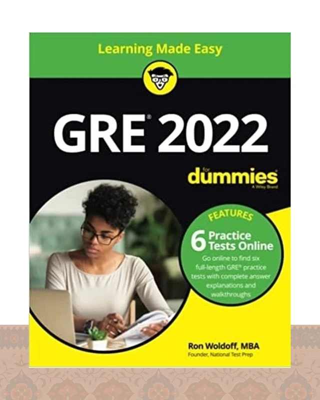 کتاب جی آر ای 2022 فور دامیز GRE 2022 For Dummies