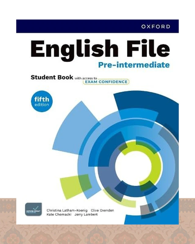 كتاب انگلیش فایل اینترمدیت ویرایش پنجم  English File Pre Intermediate 5th