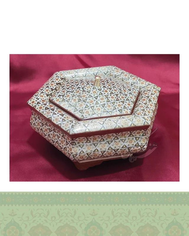 ارسال و فروش شکلات خوری خاتم کاری مدل سلطنتی در خارج از کشور